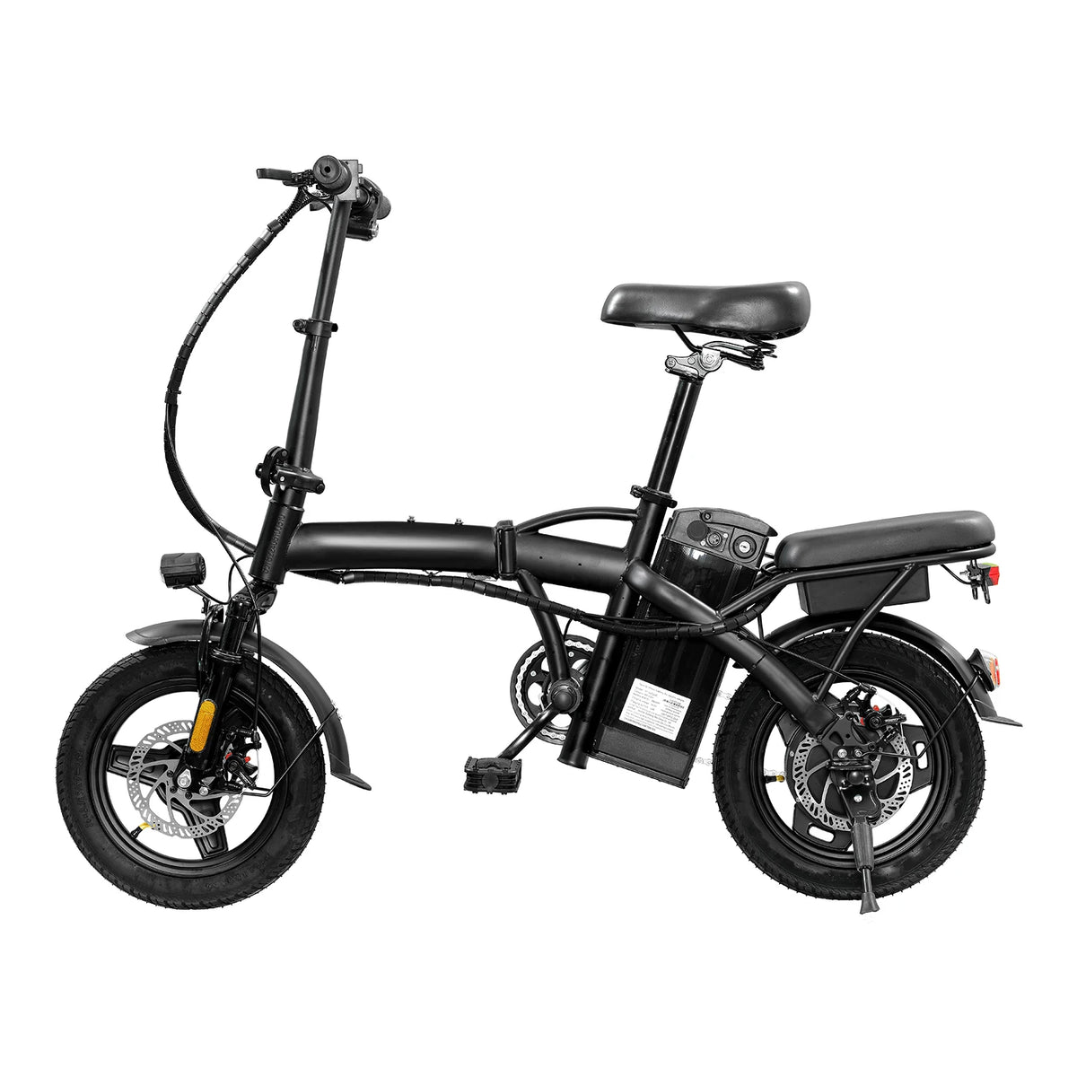 HEZZO T5 Folding Electric Bike For Adults 750W Peak Motor