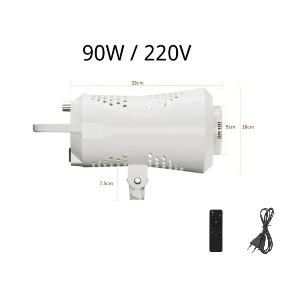 SH 115W LED Video Light With Bowens Mount Studio Lamp