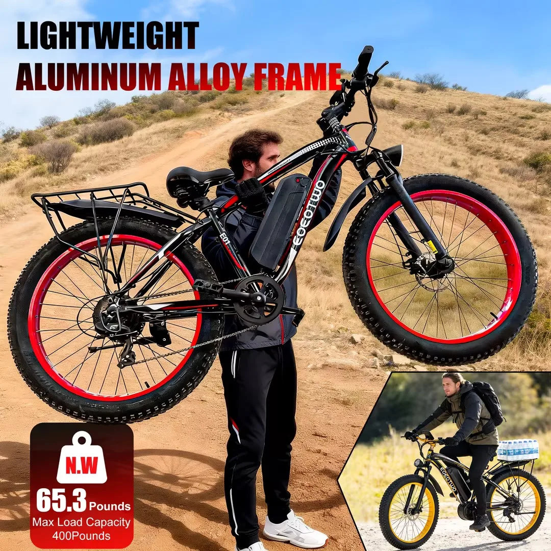 EOEOTWO 1500W Electric Fat Tire Ebike With High Speed