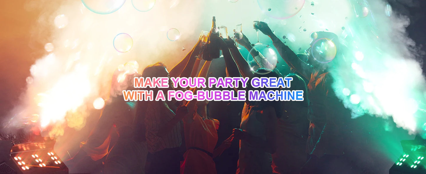 U'King 1500W LED Smoke Bubble Fog Machine For Stage Events