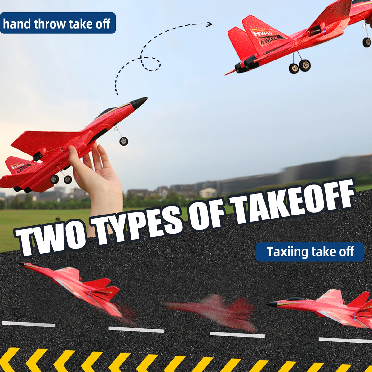 RC Fixed Wing Fighter Jet With Precision Gyro Stabilization