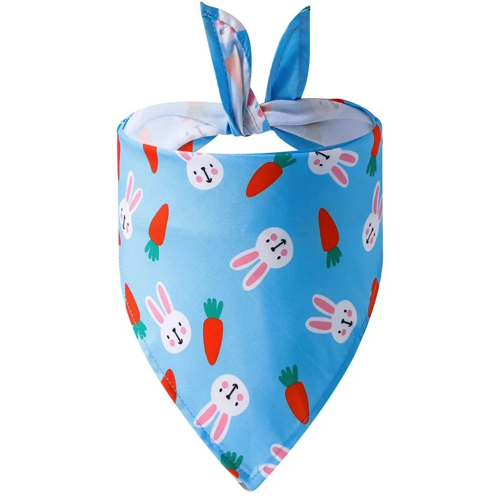 Adjustable Fruit Floral Dog Bandana Soft Washable Scarf