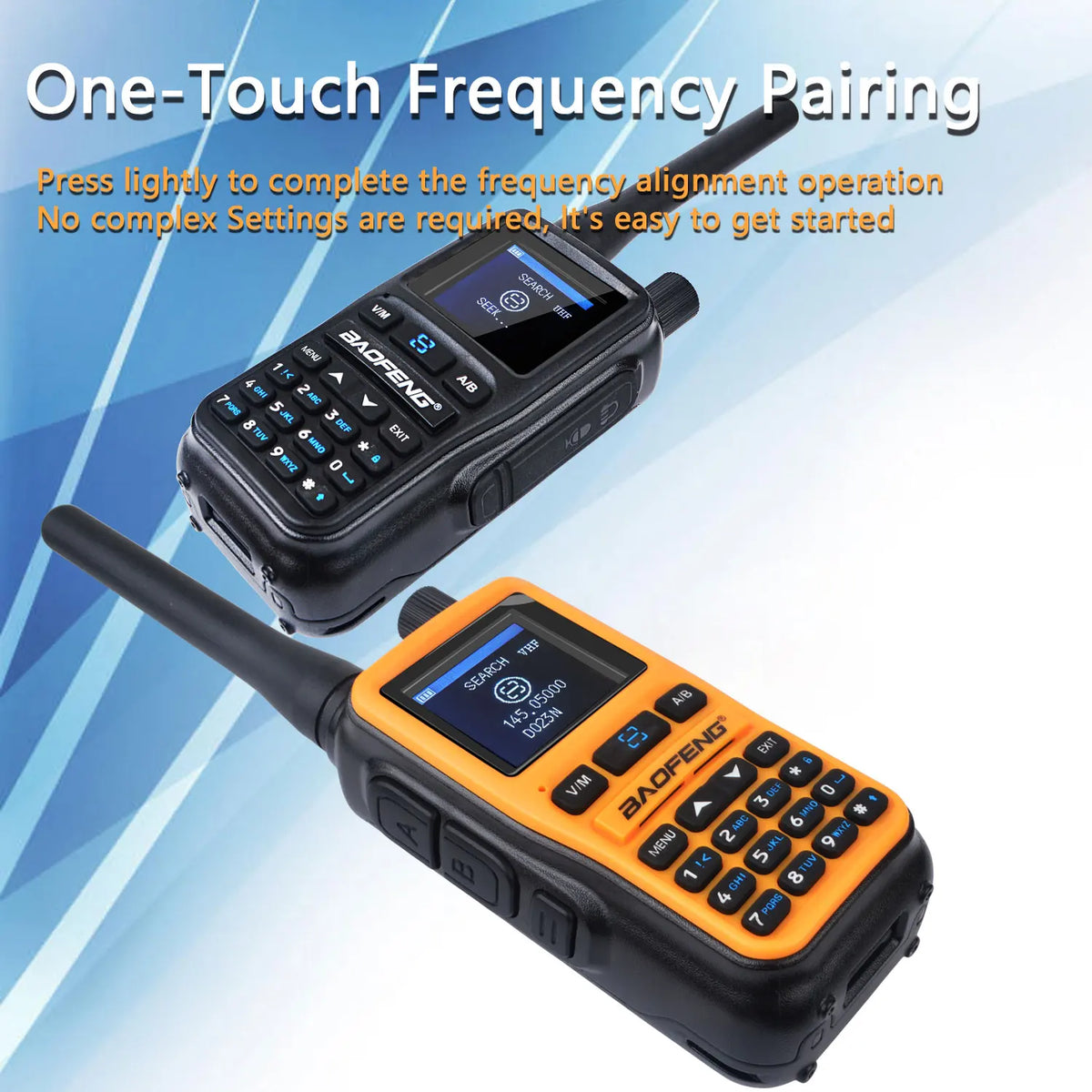 Baofeng UV-5R Dual Band Two-Way Radio With Type-C Charging
