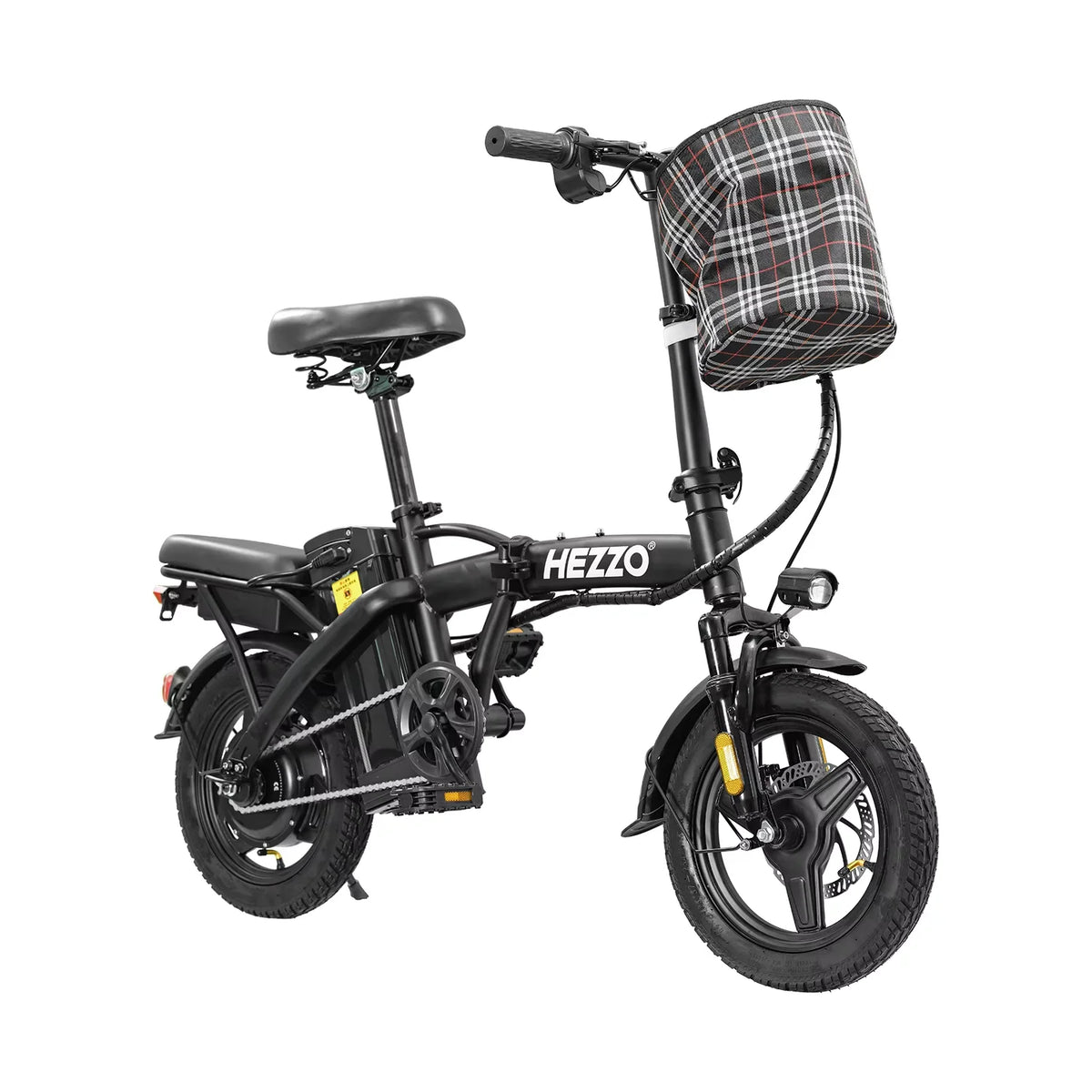HEZZO T5 Folding Electric Bike For Adults 750W Peak Motor