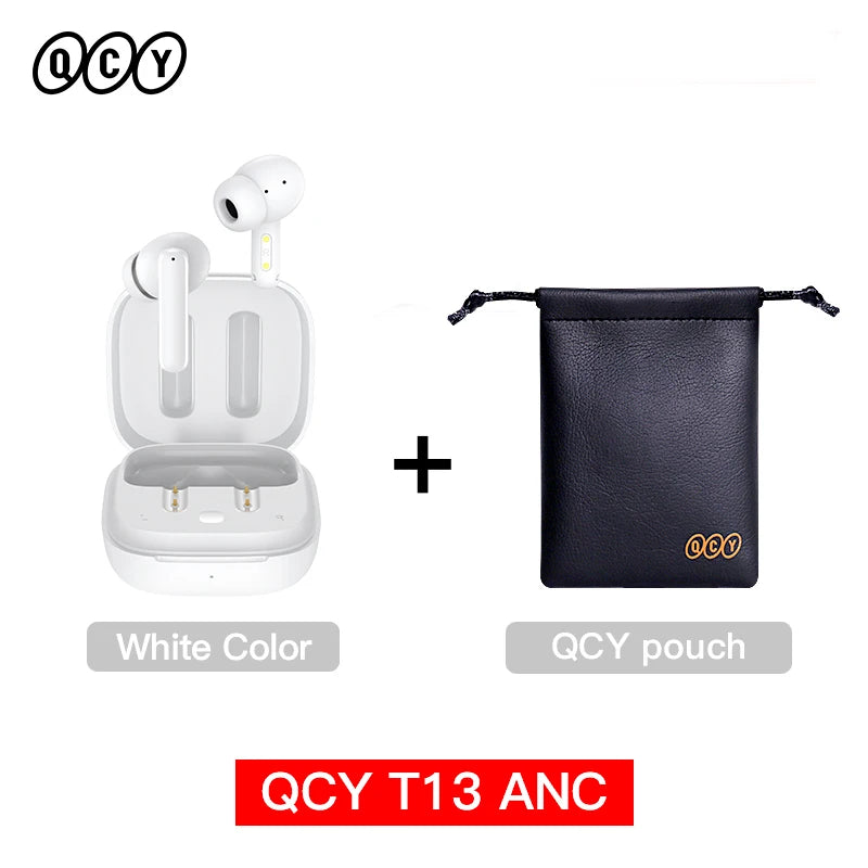 QCY T13 ANC Wireless Earphones Bluetooth Active Noise Cancelling Headphones