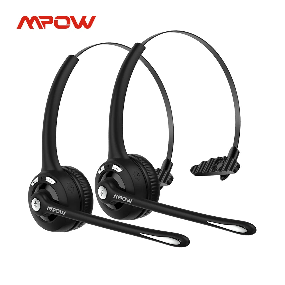MPOW Pro Office Wireless Bluetooth Headphones With Microphone