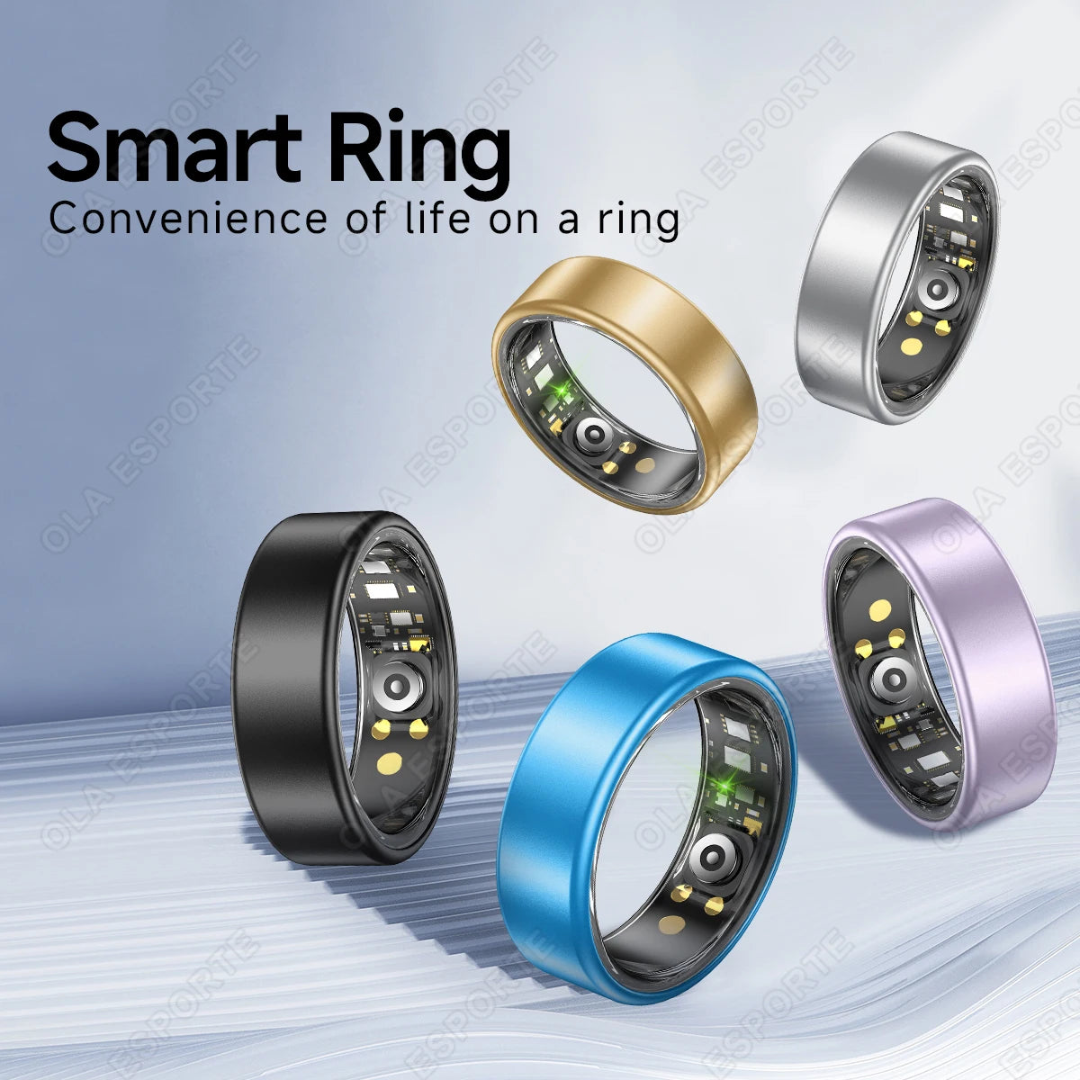 Ola Esporte Smart Ring Health Fitness And Sleep Tracker