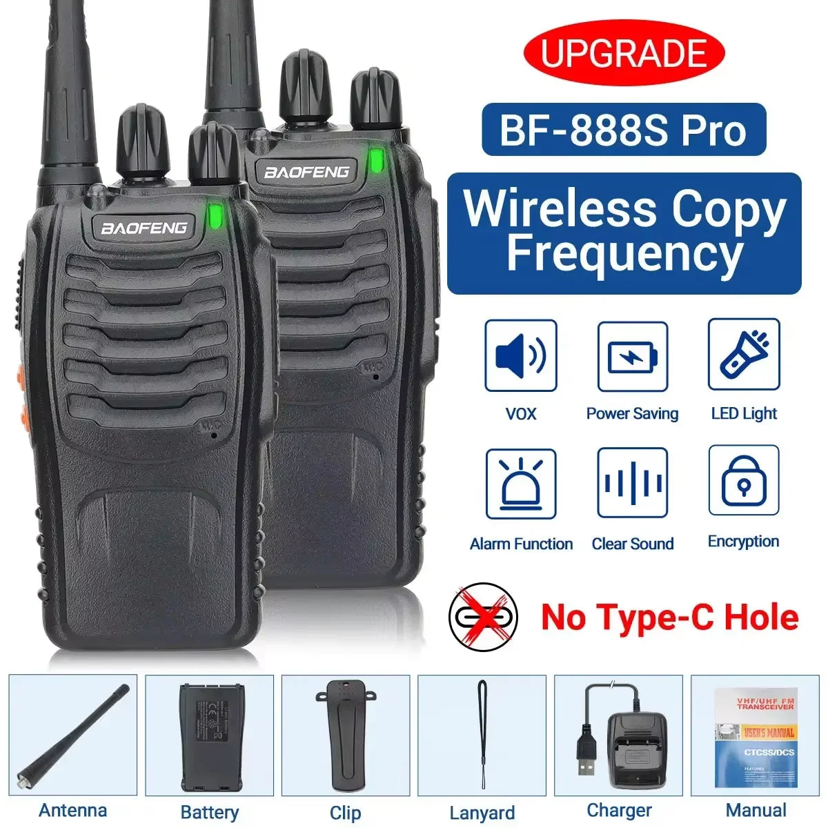 Baofeng BF-88E UHF Two Way Radio for Hunting Outdoors