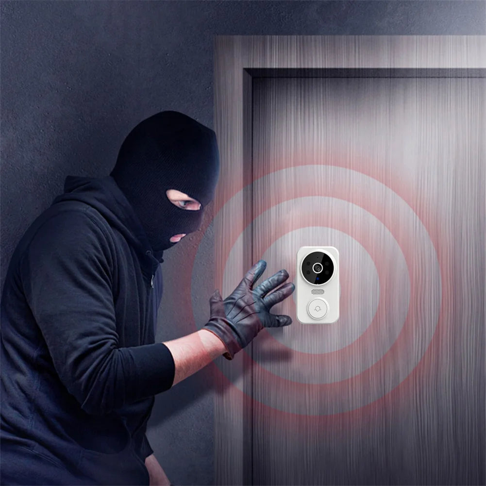 M8 Wifi Smart Visual Doorbell Two-way Intercom Infrared Night Vision Remote Monitoring Security System Wifi Video Door Bell