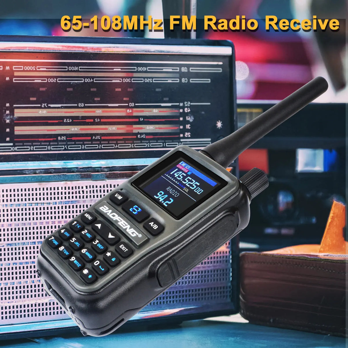 Baofeng UV-5R Dual Band Two-Way Radio With Type-C Charging