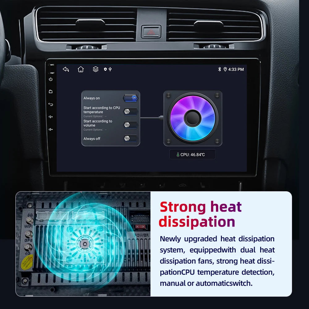 LEHX L3X 5G WIFI 2din 9 inch Android 15 Car Radio Steeo CarPlay gps for Toyota VW Hyundai Kia Honda LADA FIAT Autoradio Headunit