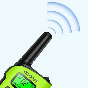 AWANFI Walkie Talkies 4 Packs Rechargeable  for kids, Long Range Flashlight 8 Channel, USB Type C for Camping, Hiking, Gifts