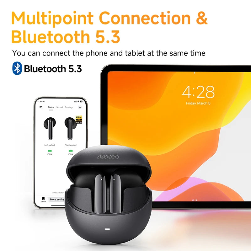 QCY HT10 AilyBuds Pro Plus ANC Bluetooth Earbuds