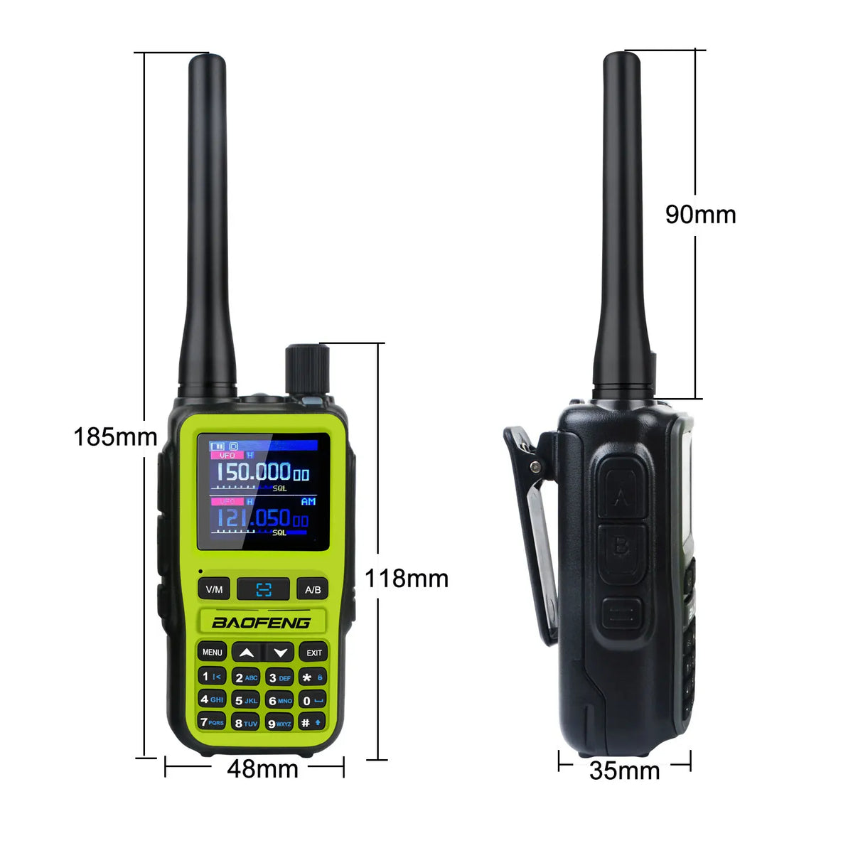 Baofeng UV-5R Dual Band Two-Way Radio With Type-C Charging