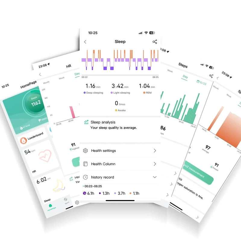 Bluetooth Smart Ring For Heart Rate And Blood Pressure Tracking