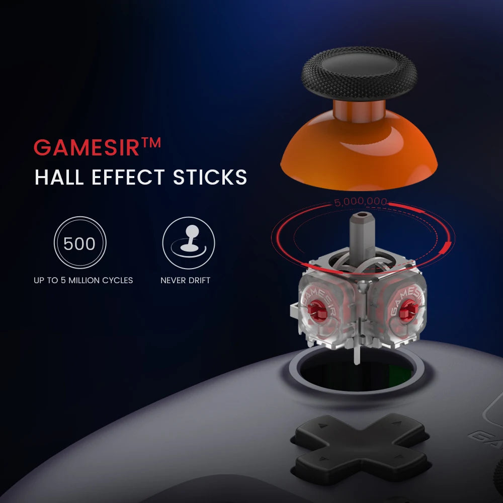 GameSir Nova Lite Switch Gaming Controller Hall Effect Gamepad for Nintendo Switch iPhone Android Phone PC