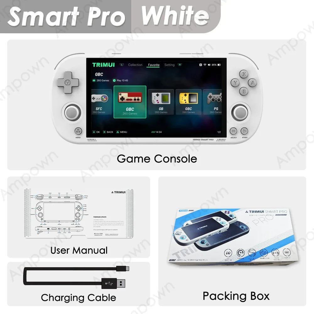 Trimui Smart Pro Handheld Game Console With Linux System