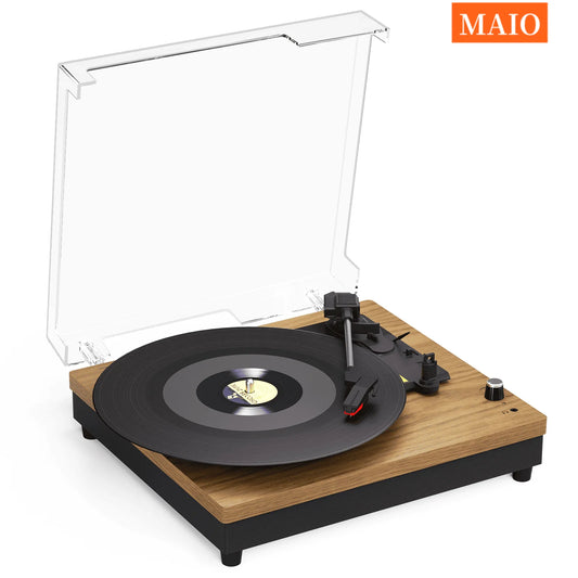 Maio Portable Record Player With Built-In Speakers 3-Speed