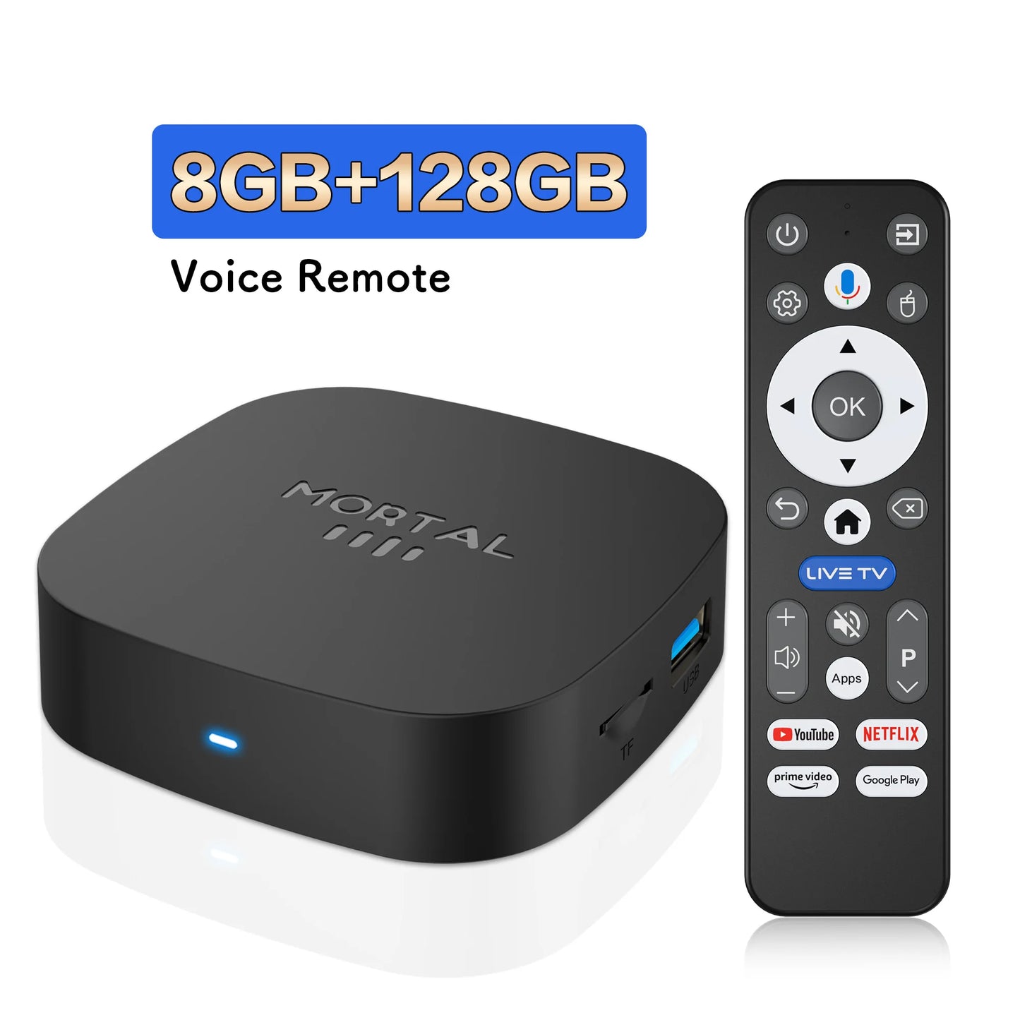 2026 New T1+ 8K HD TV Box Android 16.0 RK3518 Quad Core 8GB RAM 128GB ROM Dual Wifi 2.4G/5.8G Home Theater Media Player