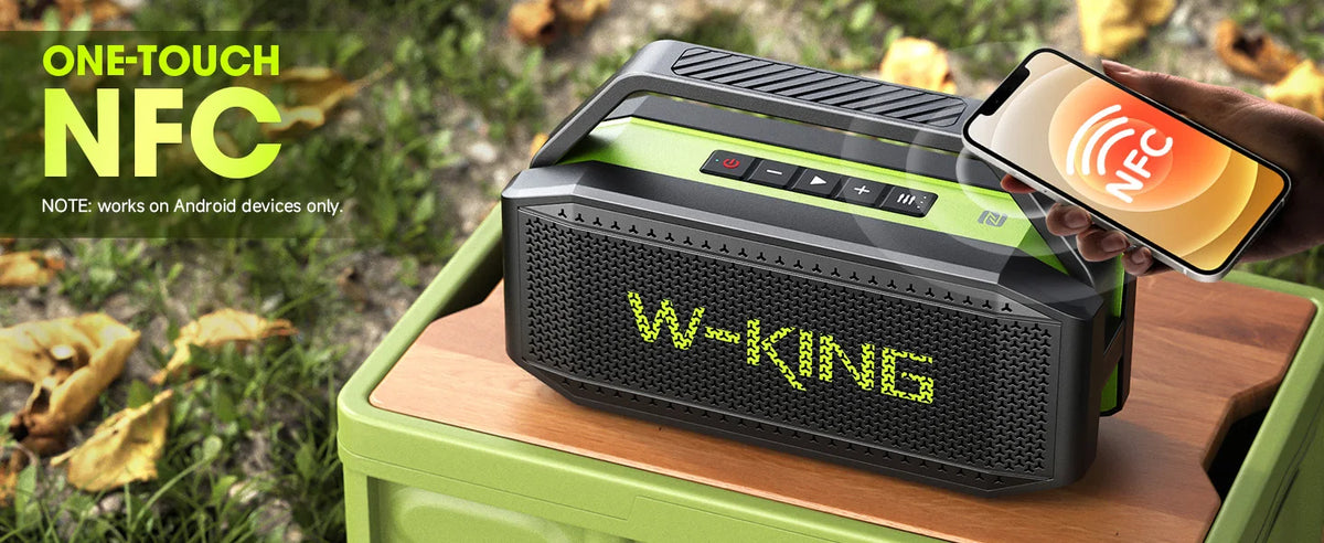 W-King D9-1 Portable Bluetooth Speaker With Waterproof Design And Bass