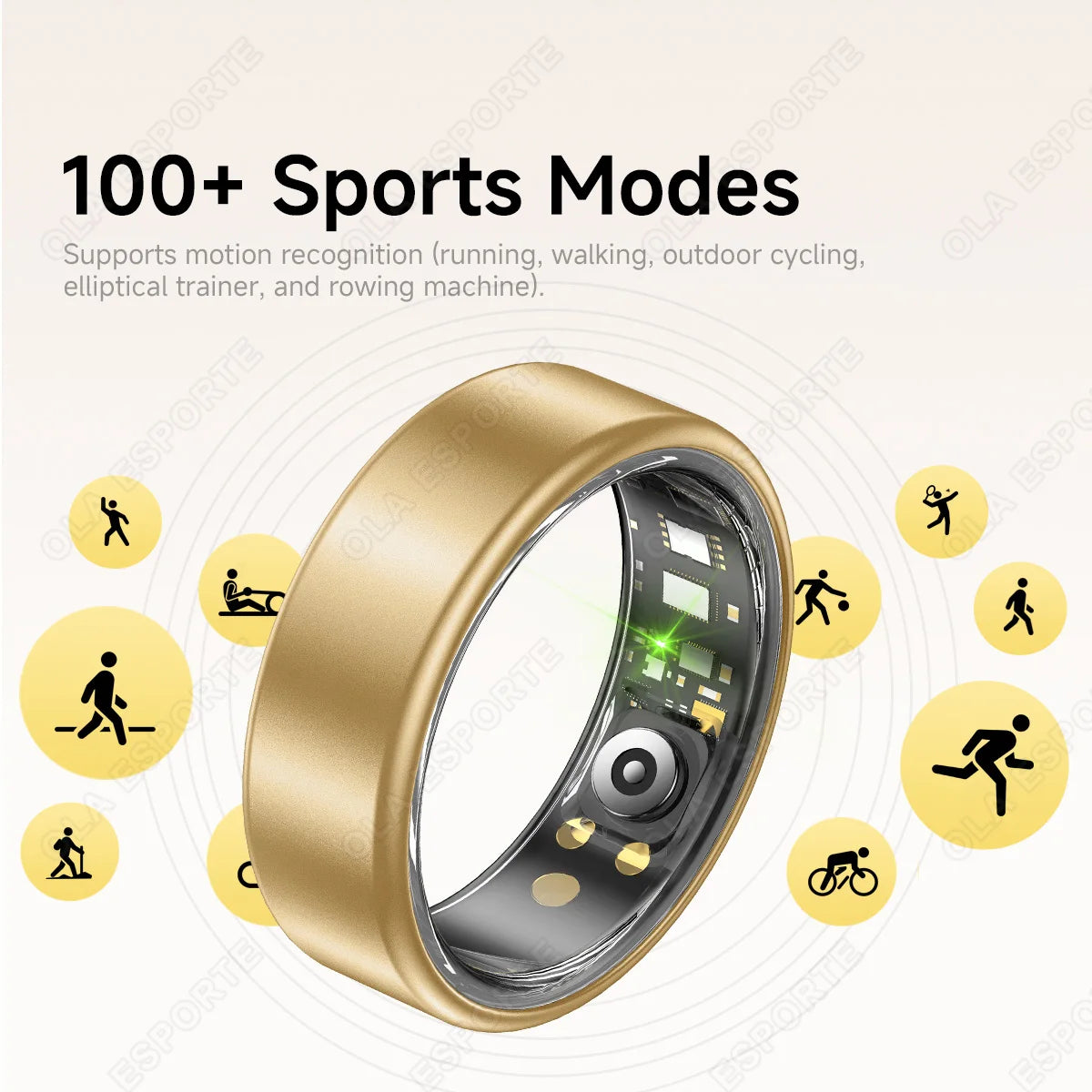 Ola Esporte Smart Ring Health Fitness And Sleep Tracker