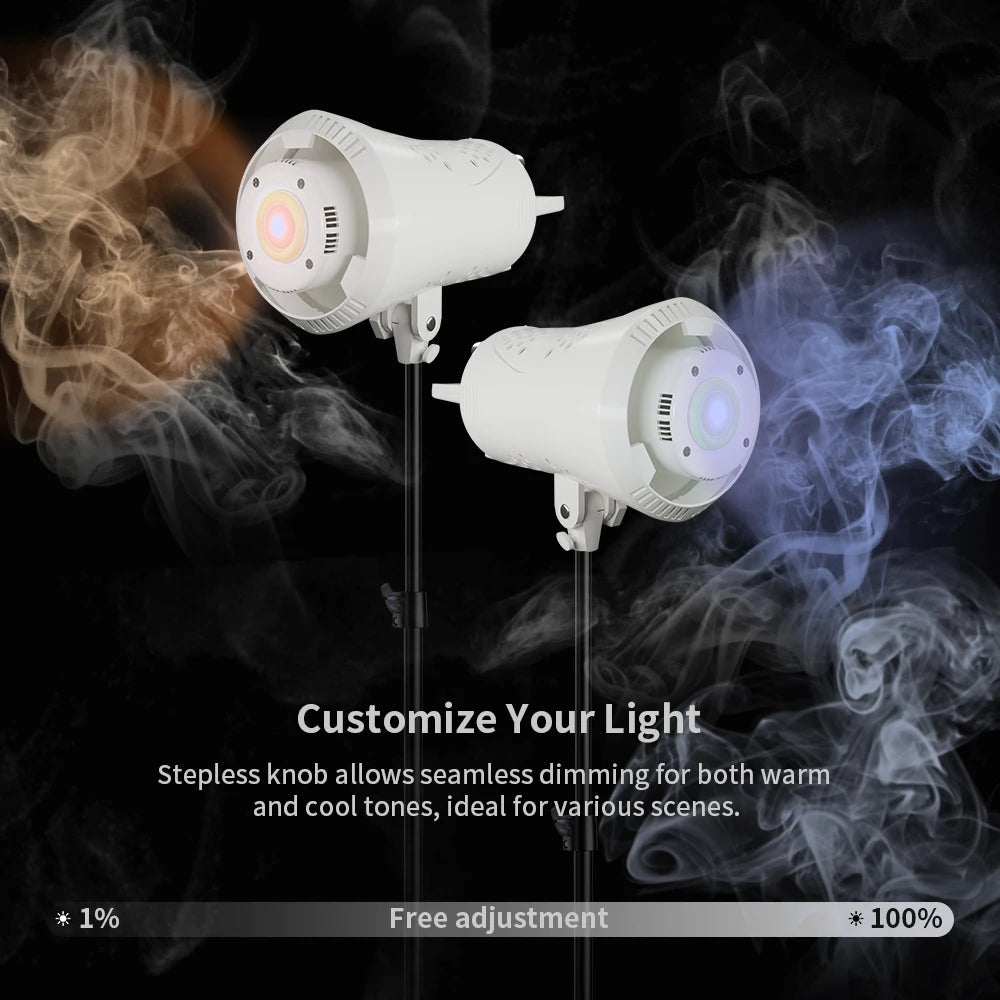 SH 115W LED Video Light With Bowens Mount Studio Lamp