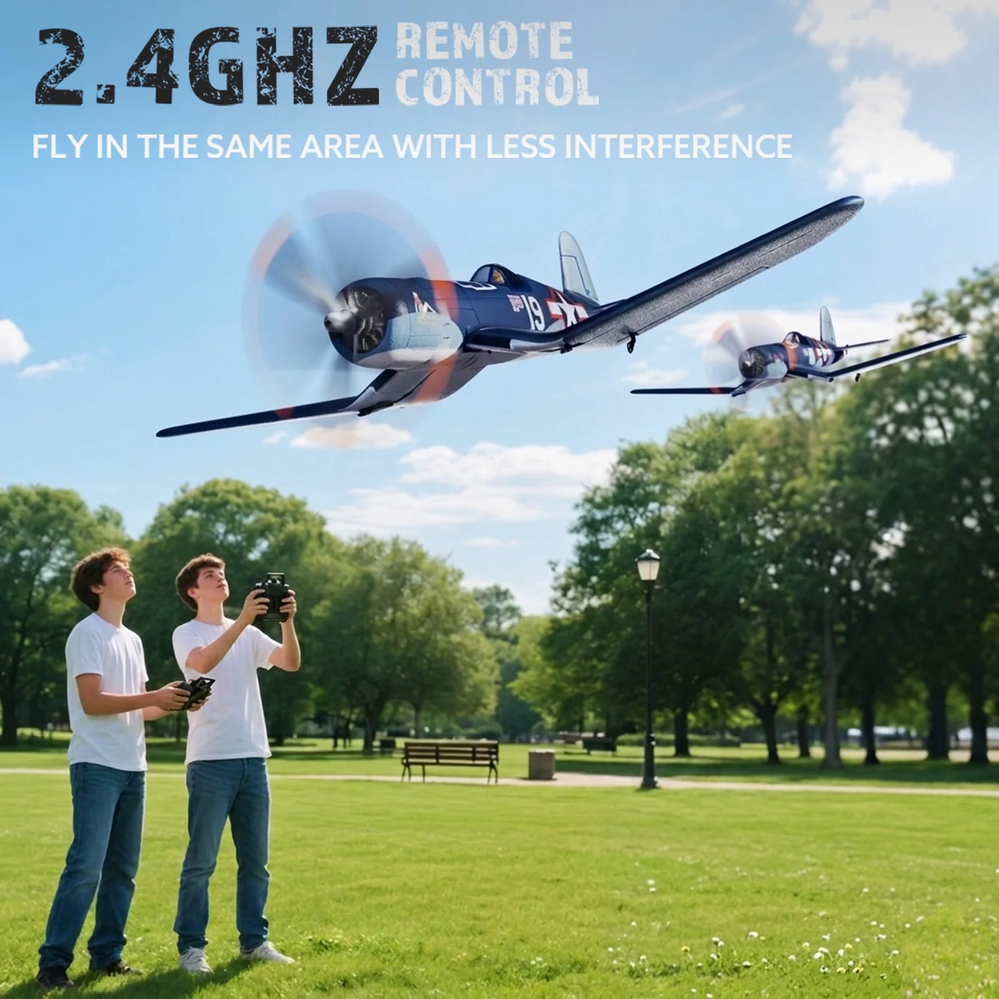 Volantexrc F4U Corsair Brushless Airplane Four Channel Ready To Fly