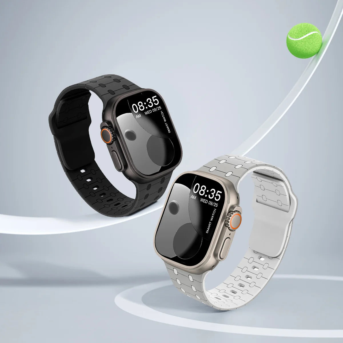 Silicone band For Apple watch Strap 46mm 45mm 41mm 44mm 49mm 40mm 38 42mm bracelet correa iwatch Series 10 9 8 7 6 5 3 SE Ultra