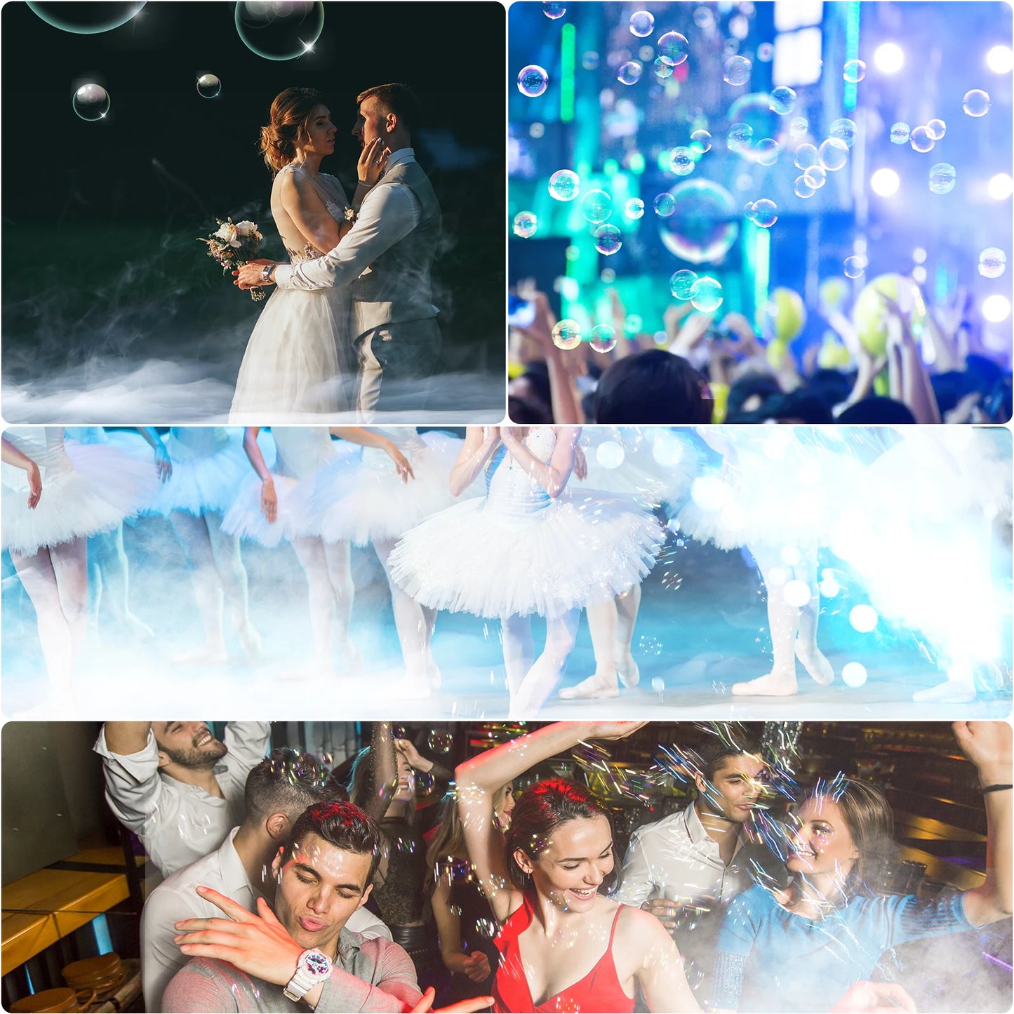 U'King 1500W LED Smoke Bubble Fog Machine For Stage Events
