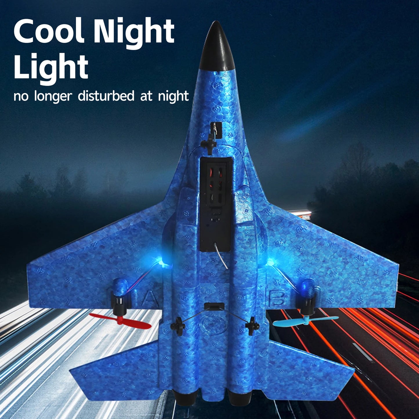 RC Fixed Wing Fighter Jet With Precision Gyro Stabilization