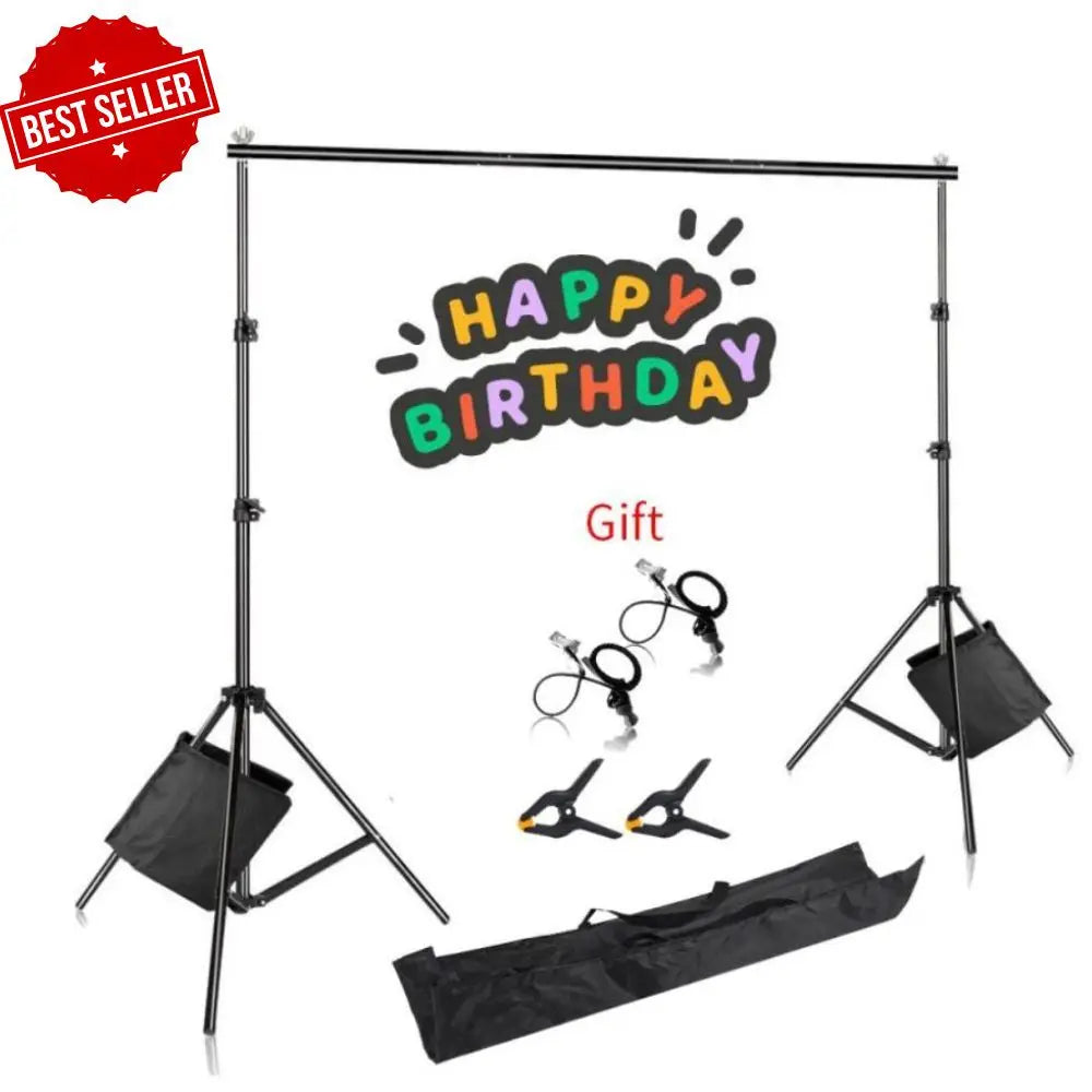 2X2M 2X3M 2.6X3M Background Support System Photography Backdrops Stand  Photo Studio Kit Chromakey Green Screen Frame