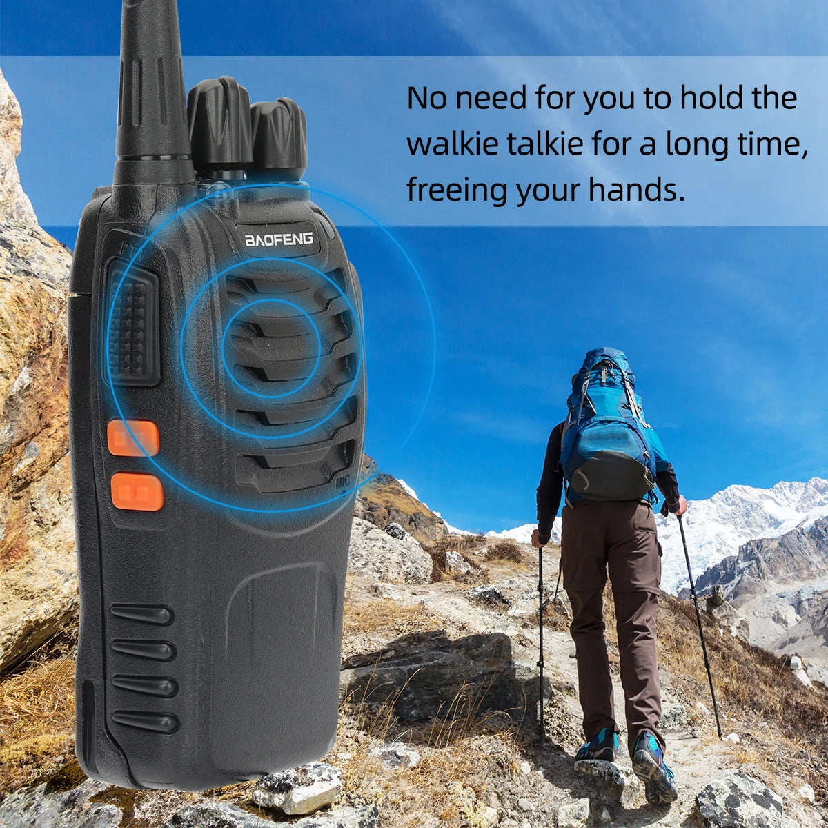 Baofeng BF-88E UHF Two Way Radio for Hunting Outdoors