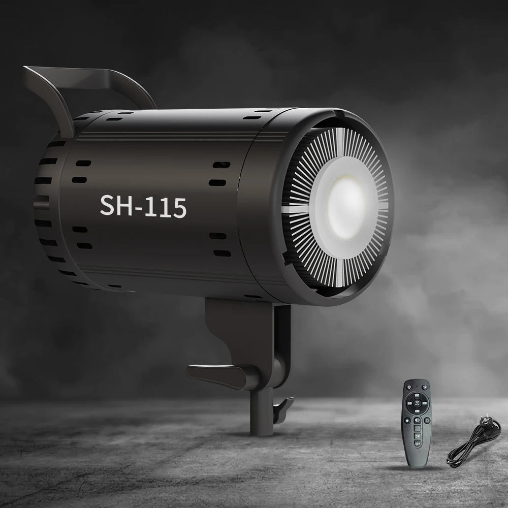SH 115W LED Video Light With Bowens Mount Studio Lamp