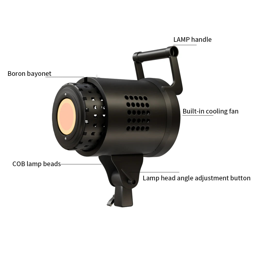 SH 115W LED Video Light With Bowens Mount Studio Lamp