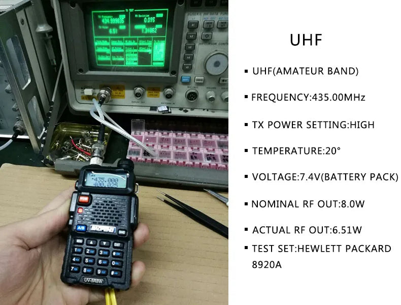 Baofeng UV-5R Dual Band VHF UHF Portable Two-Way Radio Transceiver