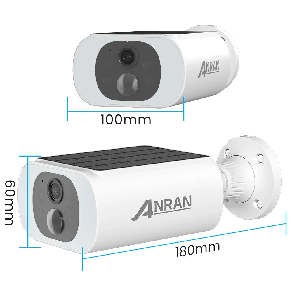 Anran Outdoor Wireless WiFi Security Camera With Solar Power