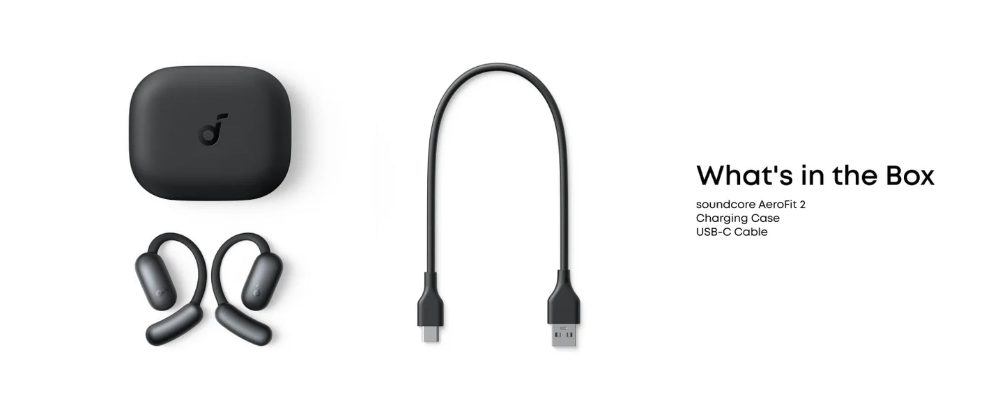 soundcore AeroFit 2 by Anker, Open-Ear Headphones, Real-Time Translation Earbuds, 4 Adjustable Positions (Refurbished)