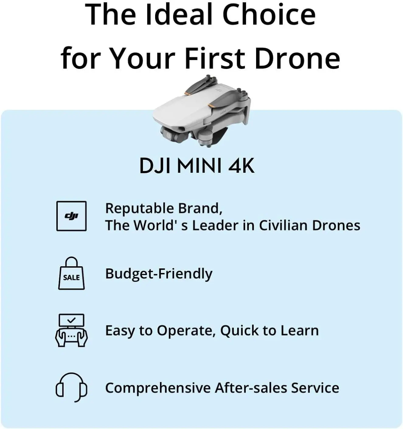 DJI Refurbished Quadcopter Drone With 4K Camera And Gimbal