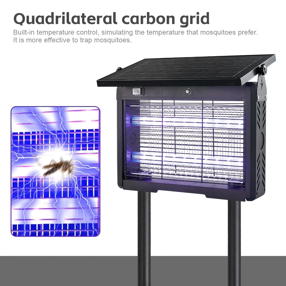 2 PCS / 1 PC - Outdoor Solar Mosquito Repellent Device, Outdoor Mosquito Killer Lamp, Solar Insect Repellent Device