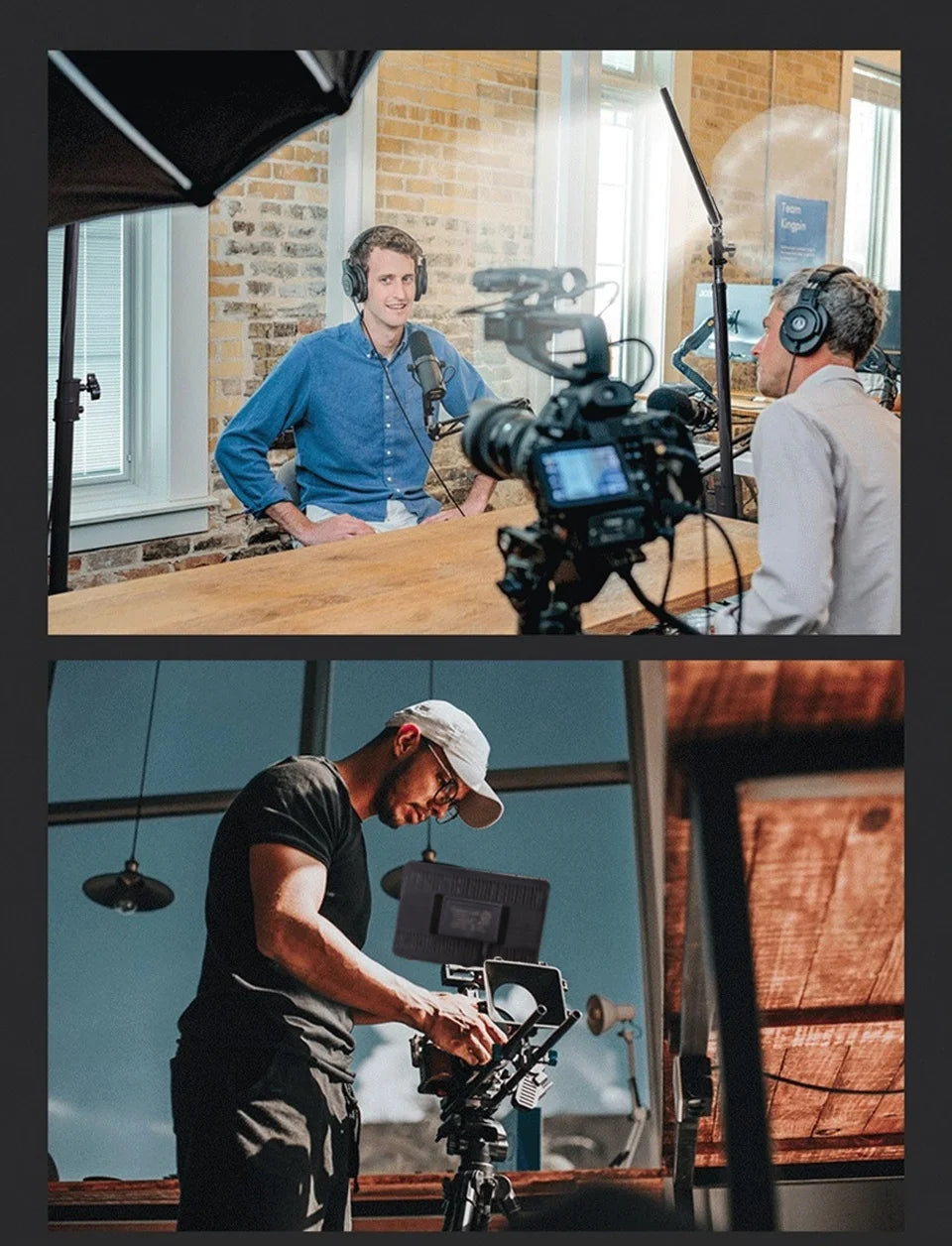 11in LED Video Fill Lamp Light Vloging Photo Studio LED Panel  With  Triopd Stand For Live Stream Makeup Meeting Group