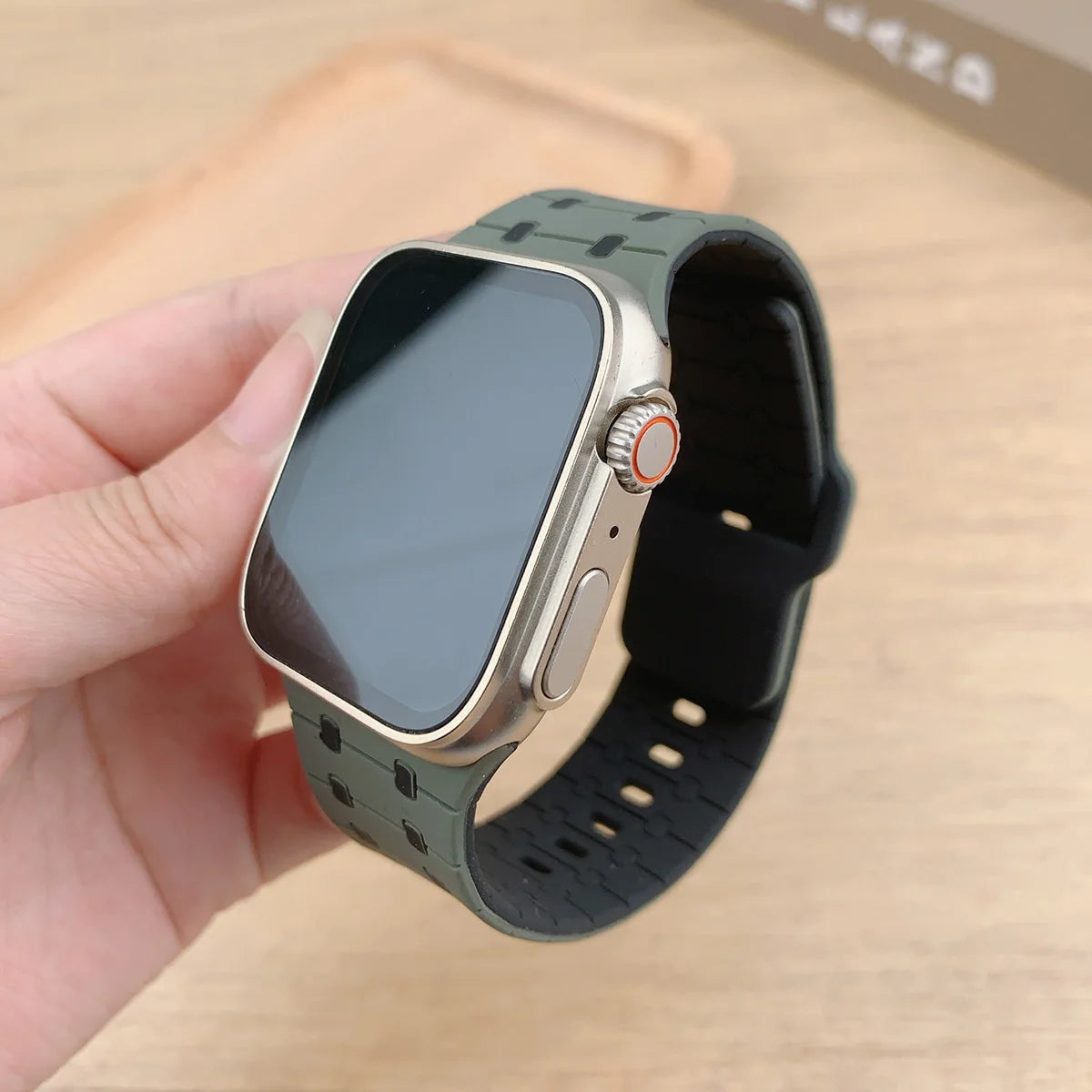 Silicone band For Apple watch Strap 46mm 45mm 41mm 44mm 49mm 40mm 38 42mm bracelet correa iwatch Series 10 9 8 7 6 5 3 SE Ultra