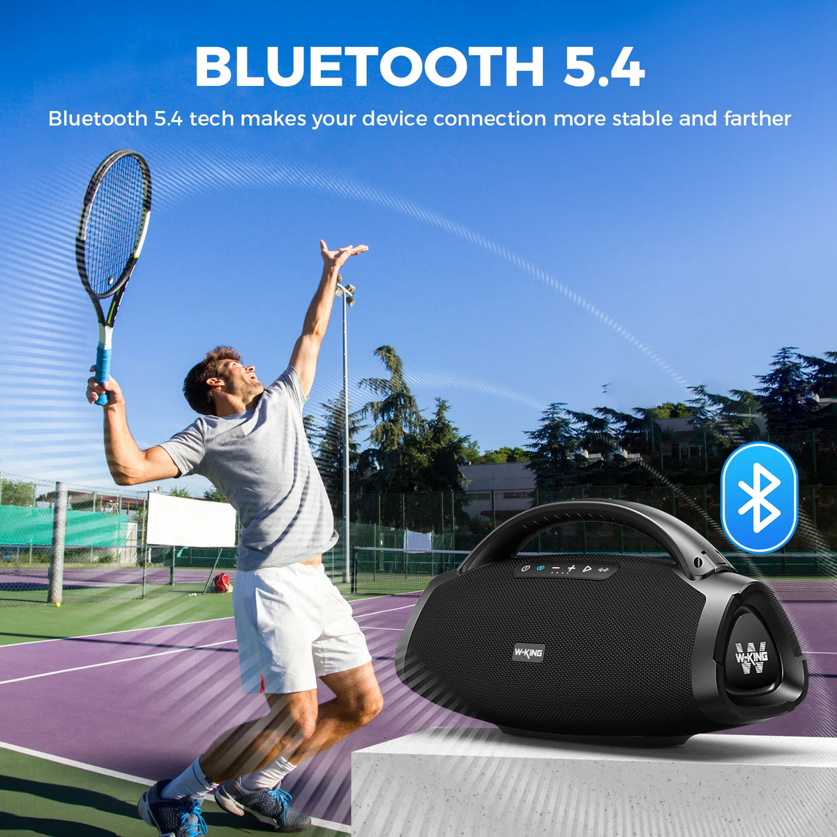 W-King X20 Portable Bluetooth Speaker With Waterproof Design