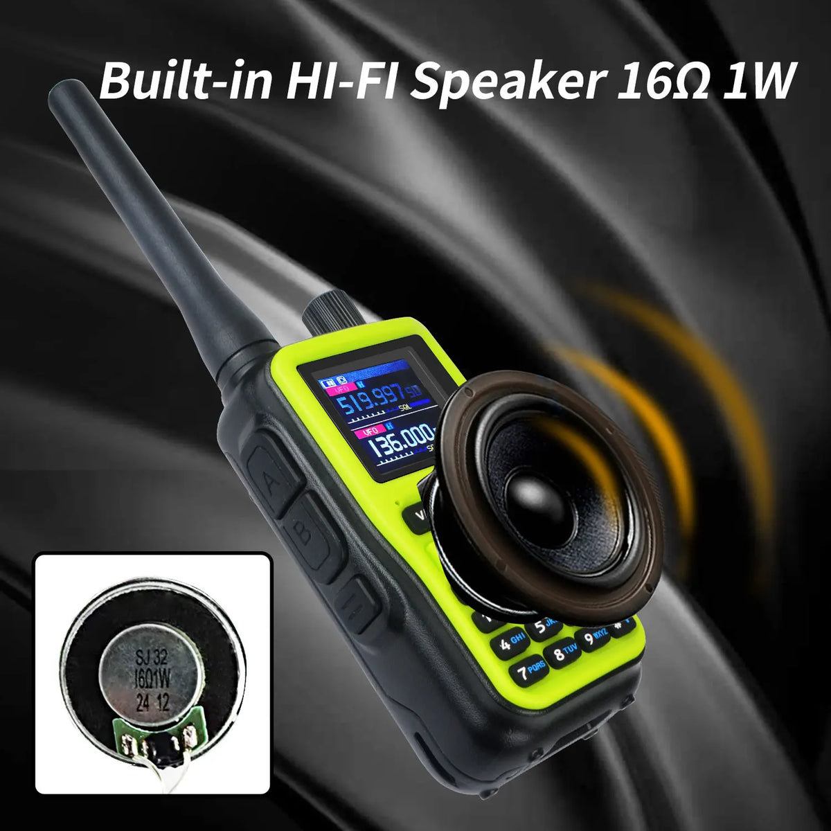 Baofeng UV-5R Dual Band Two-Way Radio With Type-C Charging