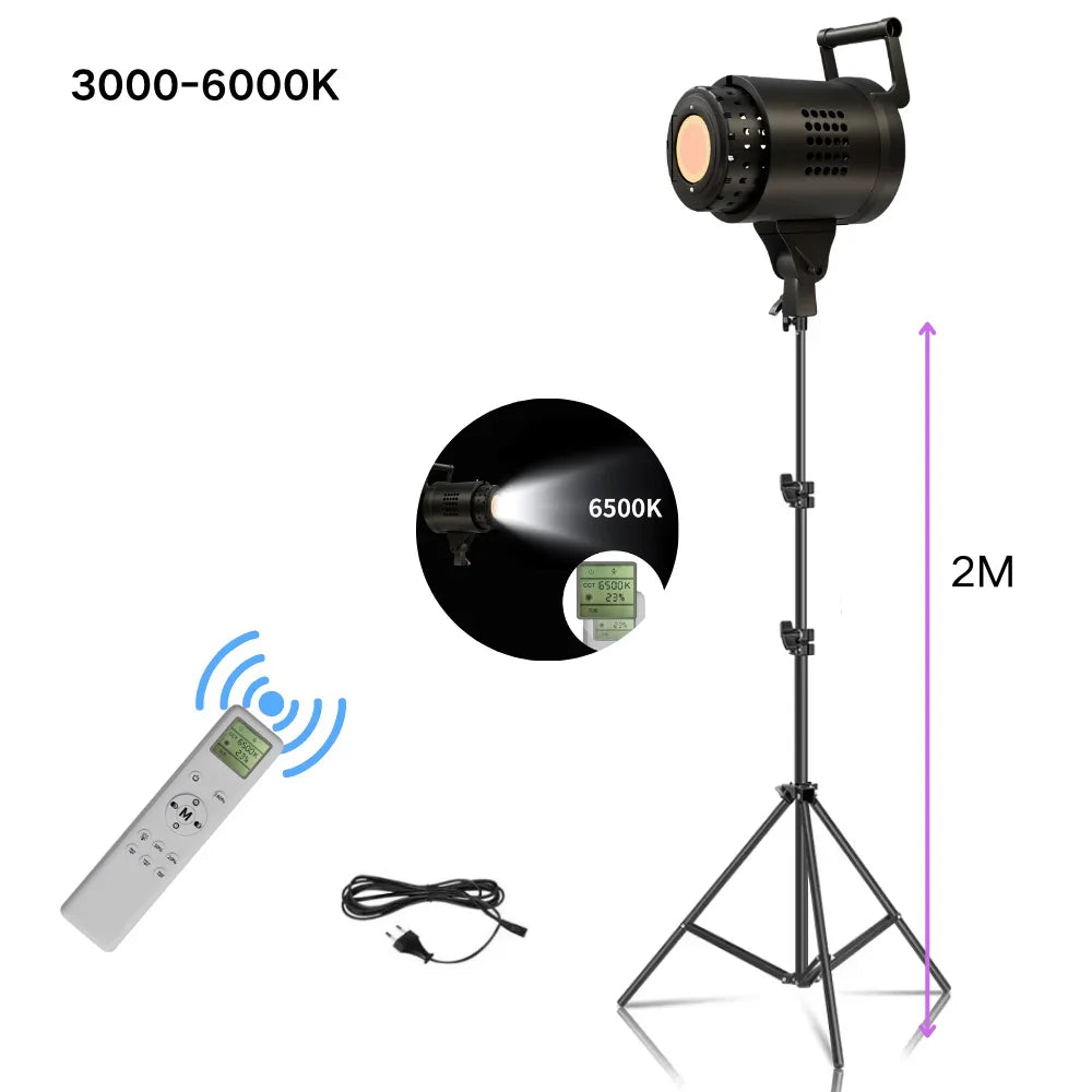 SH 115W LED Video Light With Bowens Mount Studio Lamp