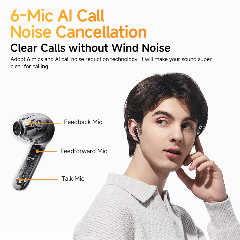 QCY HT10 AilyBuds Pro Plus ANC Bluetooth Earbuds