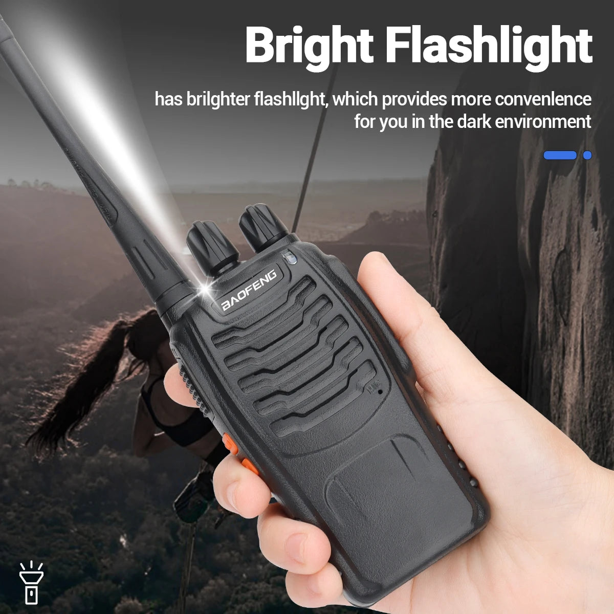 Baofeng BF-88E UHF Two Way Radio for Hunting Outdoors