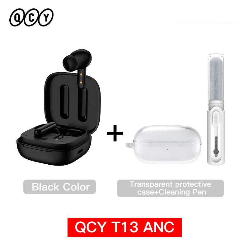 QCY T13 ANC Wireless Earphones Bluetooth Active Noise Cancelling Headphones