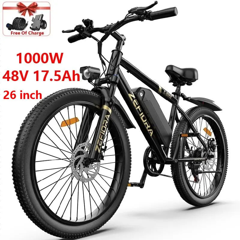 Hot 20 26 Inch Electric Bike,1000w 2000w 30-50mph 30-60miles 48v 10ah 15ah 17.5ah 20ah Aluminum Alloy,for Electric Bicycle