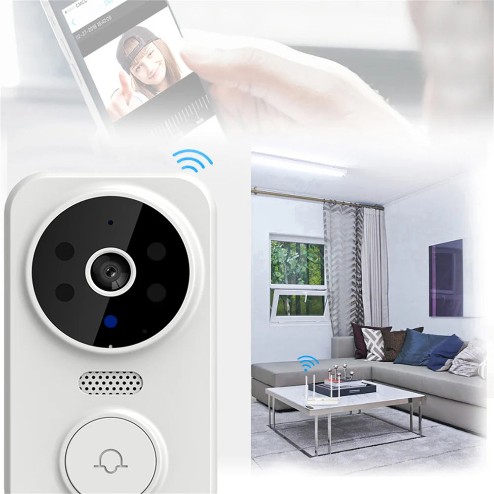 M8 Wifi Smart Visual Doorbell Two-way Intercom Infrared Night Vision Remote Monitoring Security System Wifi Video Door Bell