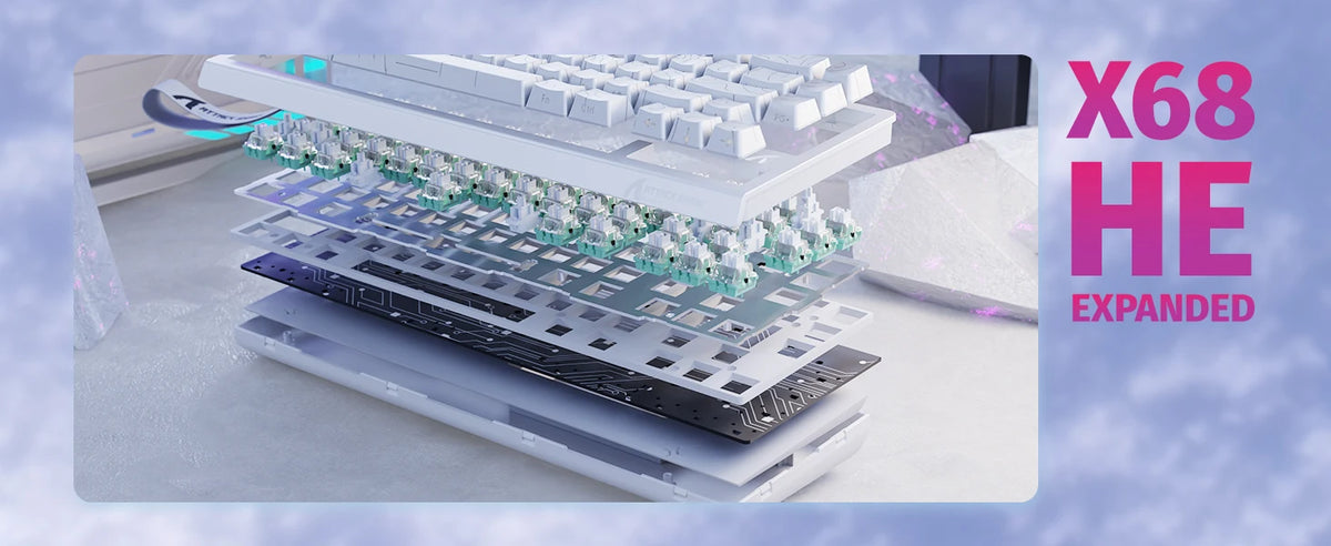 Attack Shark Rapid Trigger Hall Effect Mechanical Gaming Keyboard